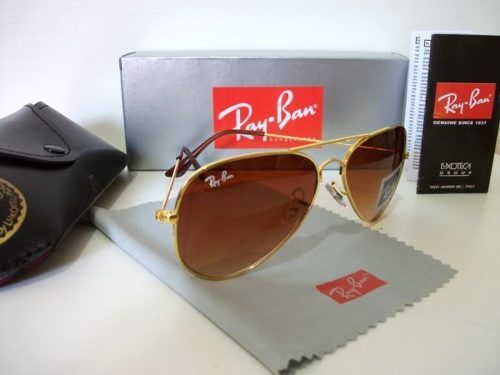 Ray Ban Rb 3025 Aviador Dourado Lente Marrom